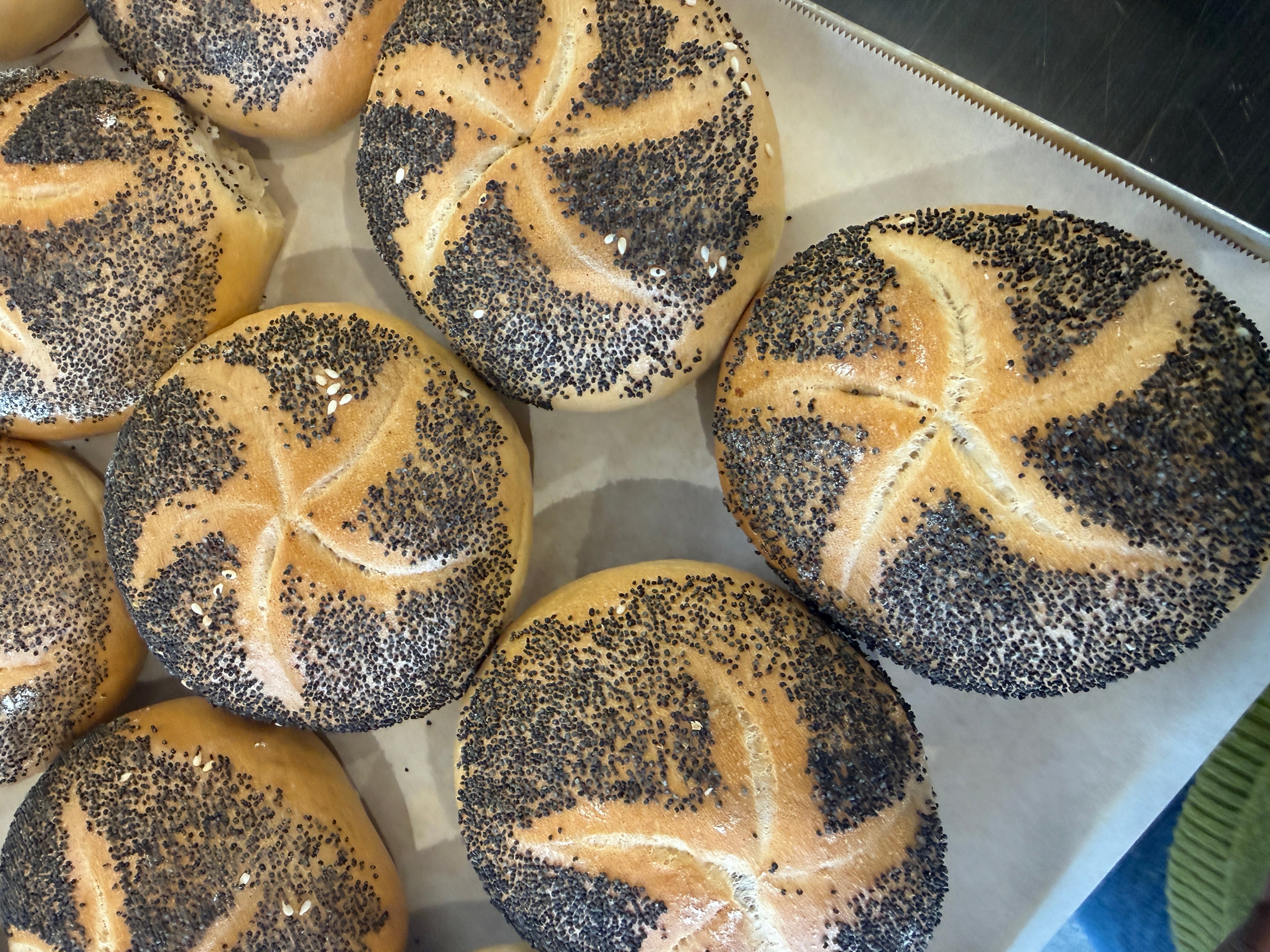 Kaiser Rolls- Poppy seed